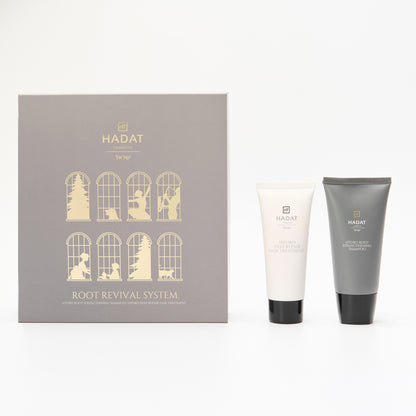 Root Revival System hair care set with shampoo and treatment