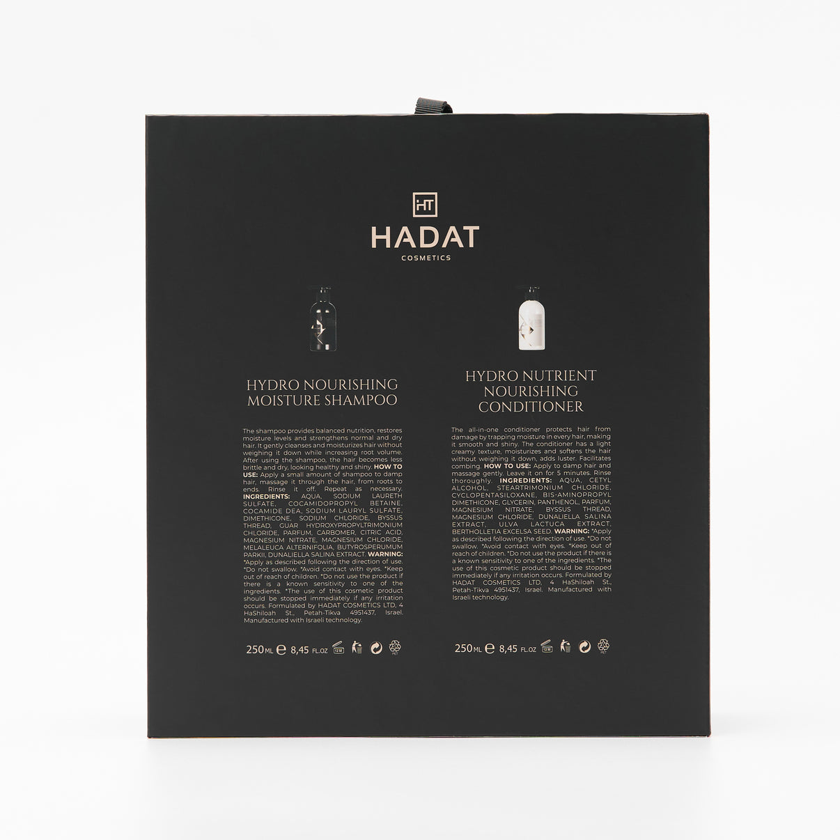 Hadat Cosmetics hydro nourishing shampoo and conditioner set