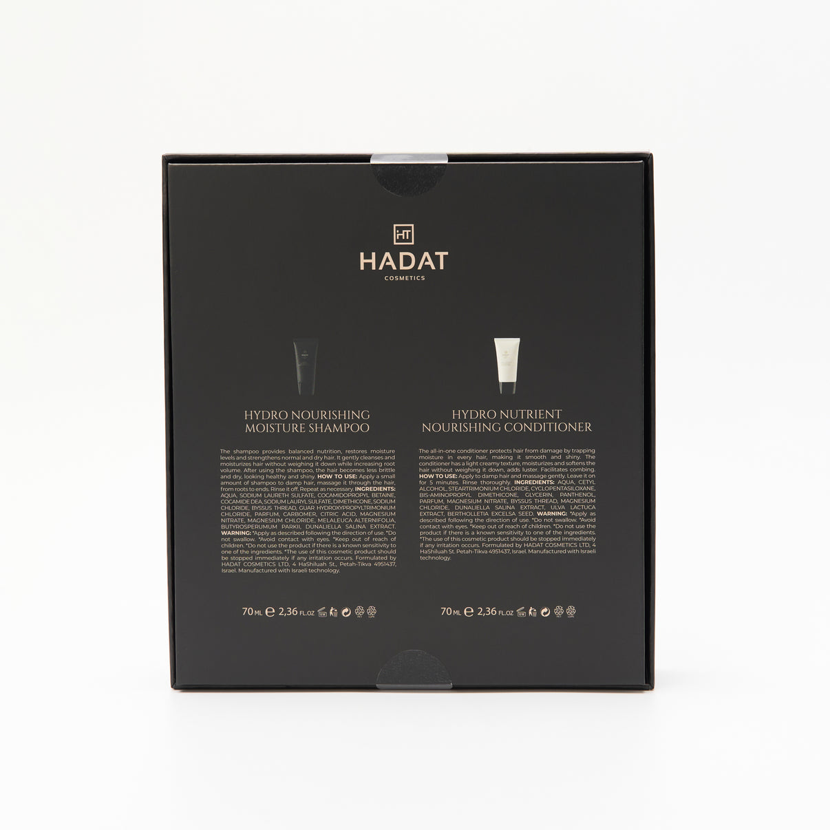 Hadat Cosmetics hydro nourishing shampoo and conditioner set