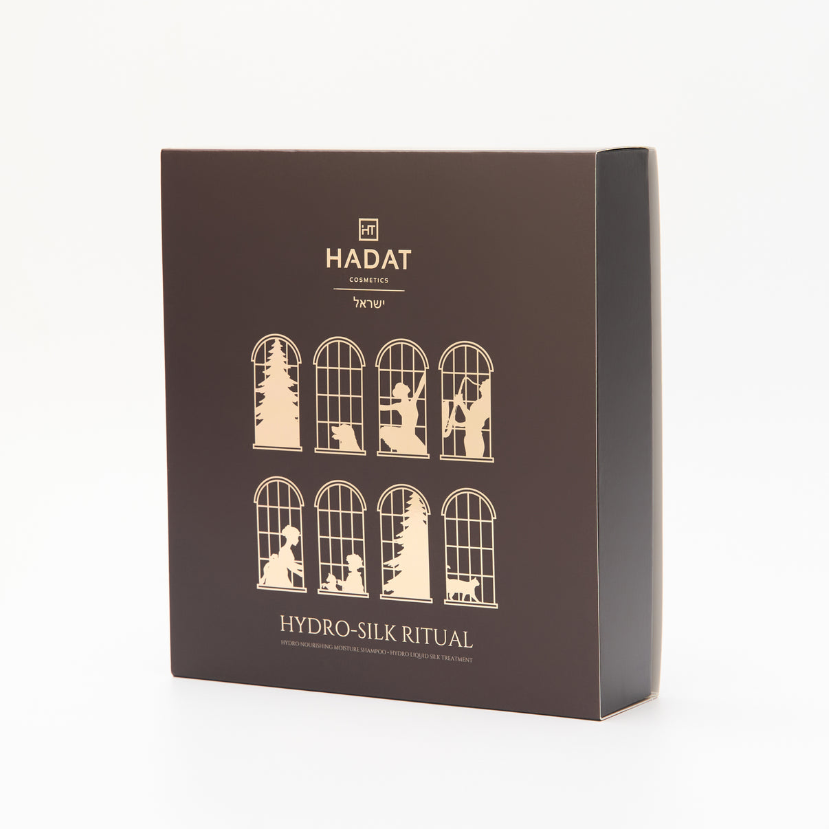 Hadat Cosmetics Hydro-Silk Ritual hair care set box