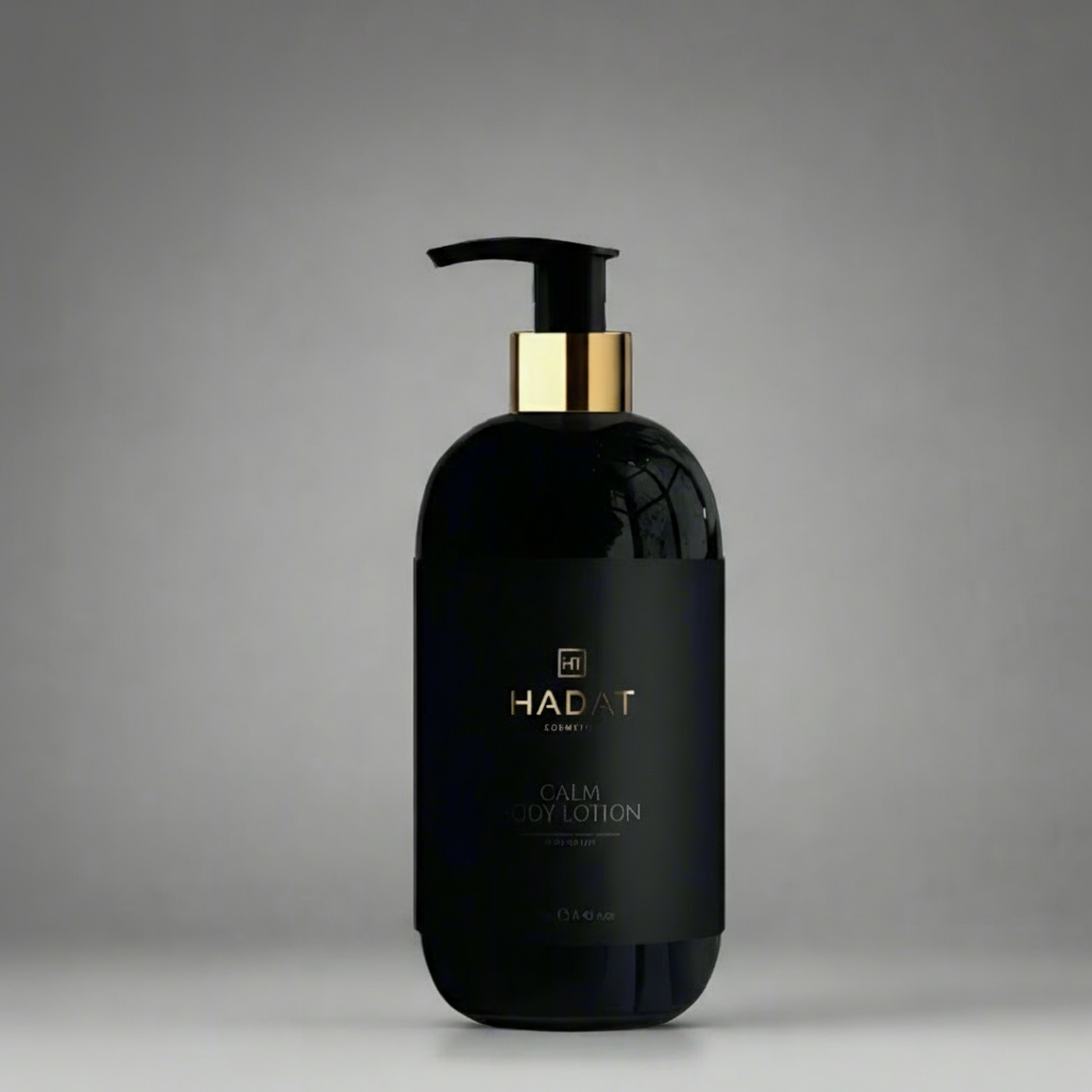Hadat Calm Body Lotion with gold pump