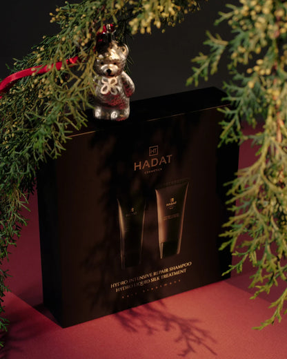 Intensive Repair Shampoo 70 ml and Liquid Silk Treatment 70 ml gift set close-up