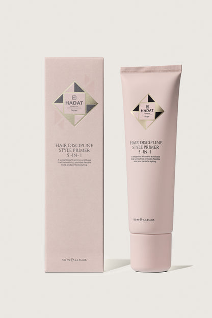 HADAT Hair Discipline Style Primer 5-in-1: туба и коробка, 130 мл