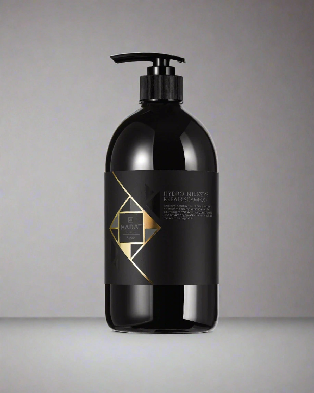 Hydro Intensive Repair Shampoo bottle with sleek black design