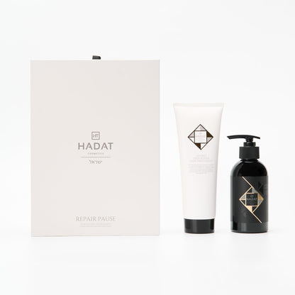 Repair Pause gift set with Intensive Repair Shampoo and Deep Repair Hair Treatment