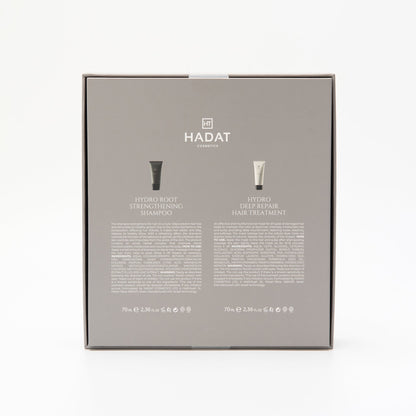Root Revival System gift box back showing two 70 ml products