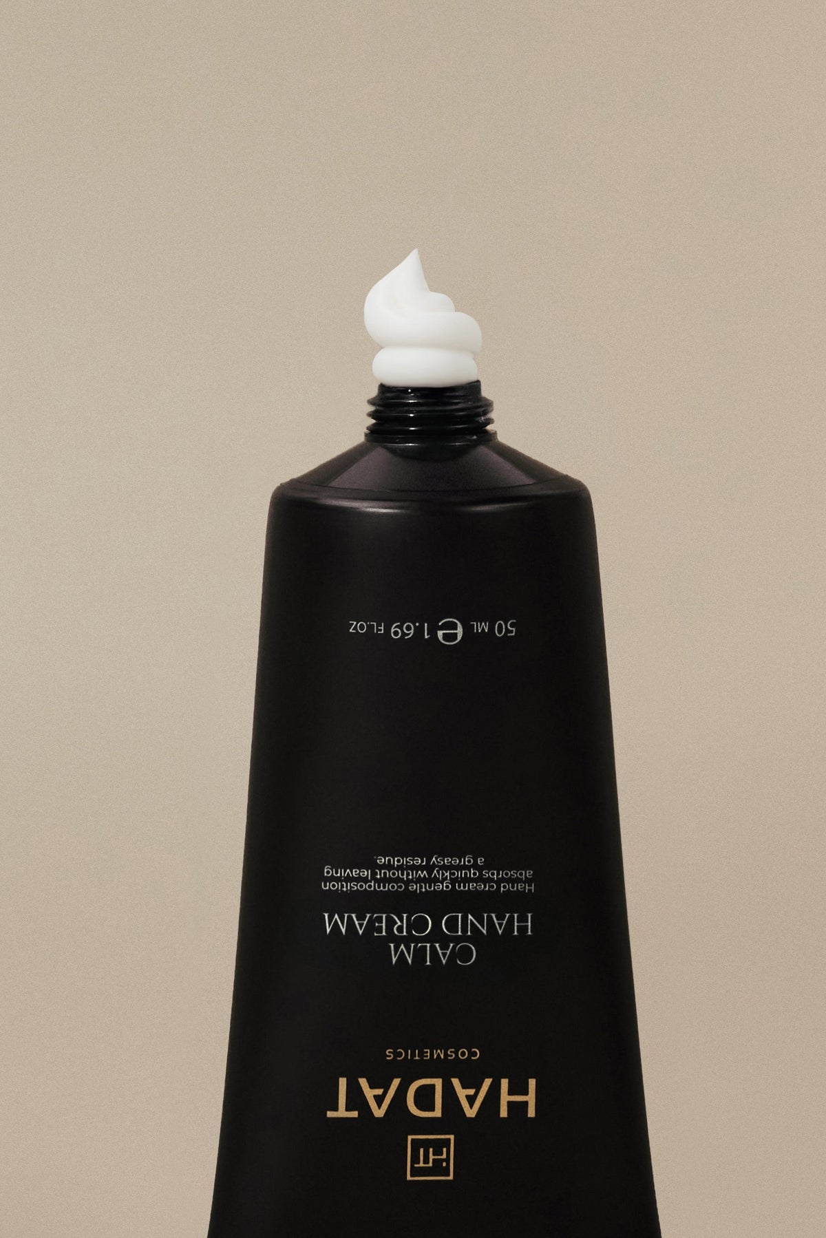Hadat Calm Hand Cream dispensed texture