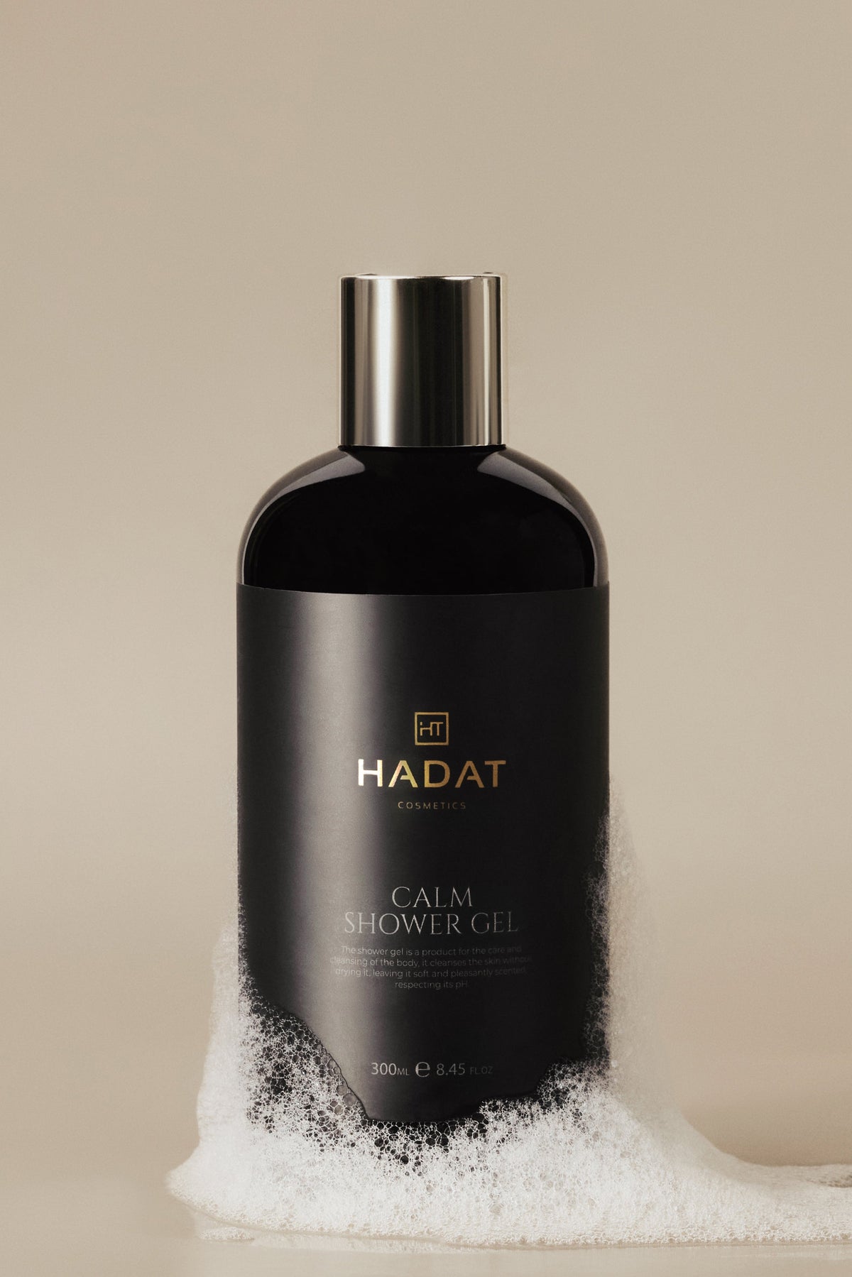 Hadat Calm Shower Gel with foam