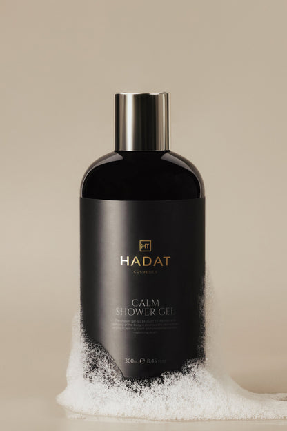 Hadat Calm Shower Gel with foam